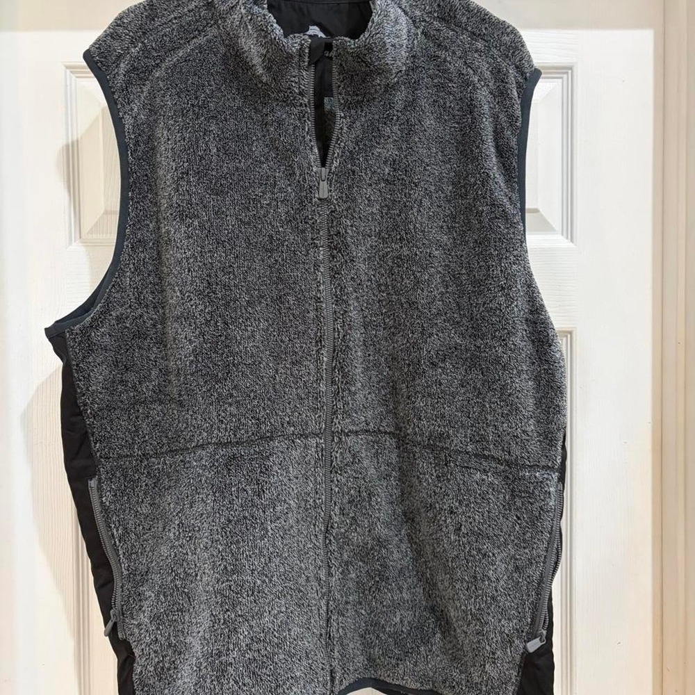 Tommy Bahama gray heathered fleece vest size XXL - Picture 1 of 8